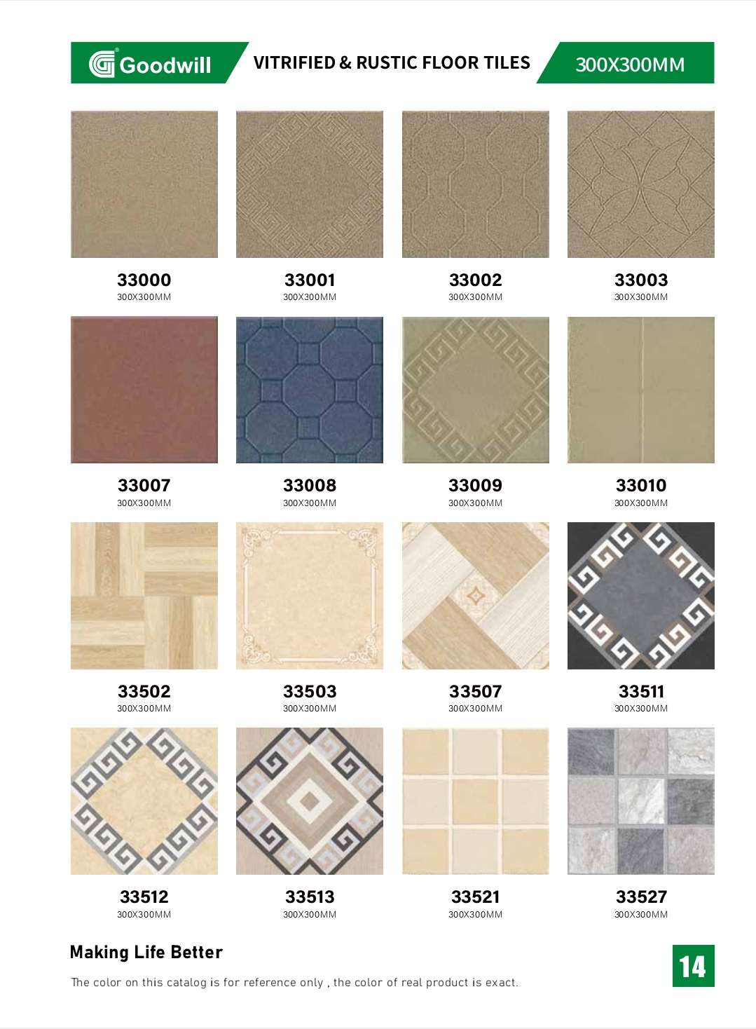 30x30/40x40 Vitrified and Rustic Floor Tiles